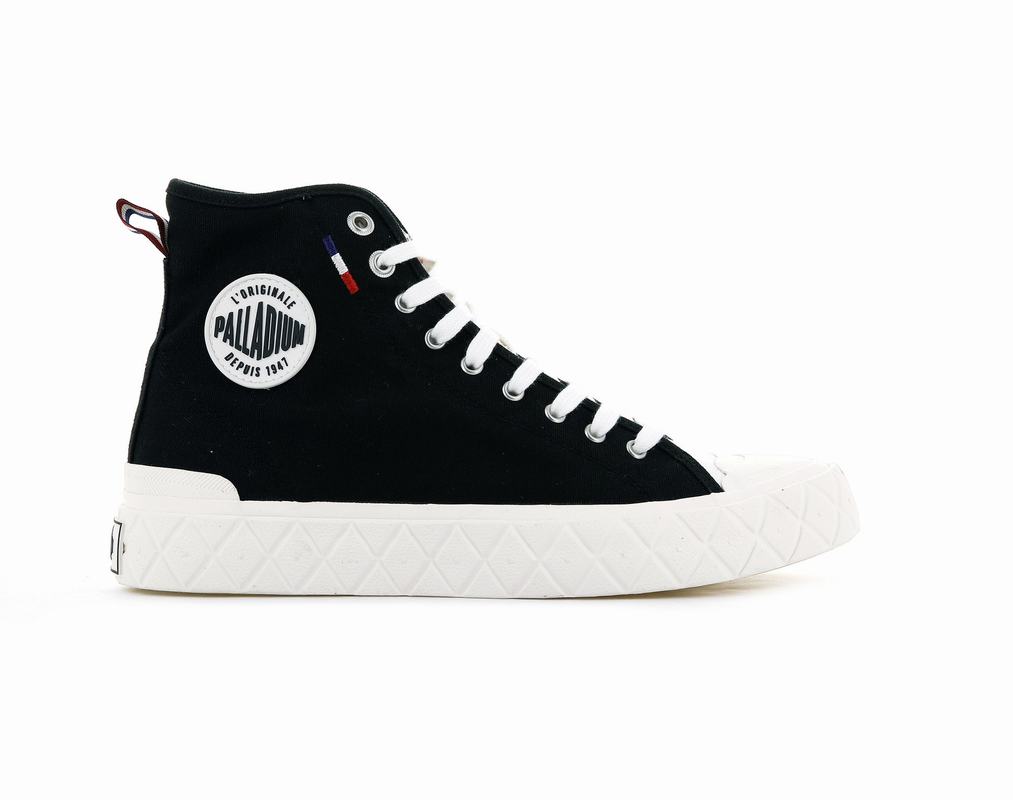 Palladium Palla Ace Canvas Mid Men's High Top Sneakers Black (GRDI31802)